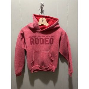 Houston Live Stock Show & Rodeo Sweater Red Youth Sz Med